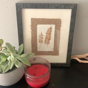 Vintage Pressed Flower Framed Art